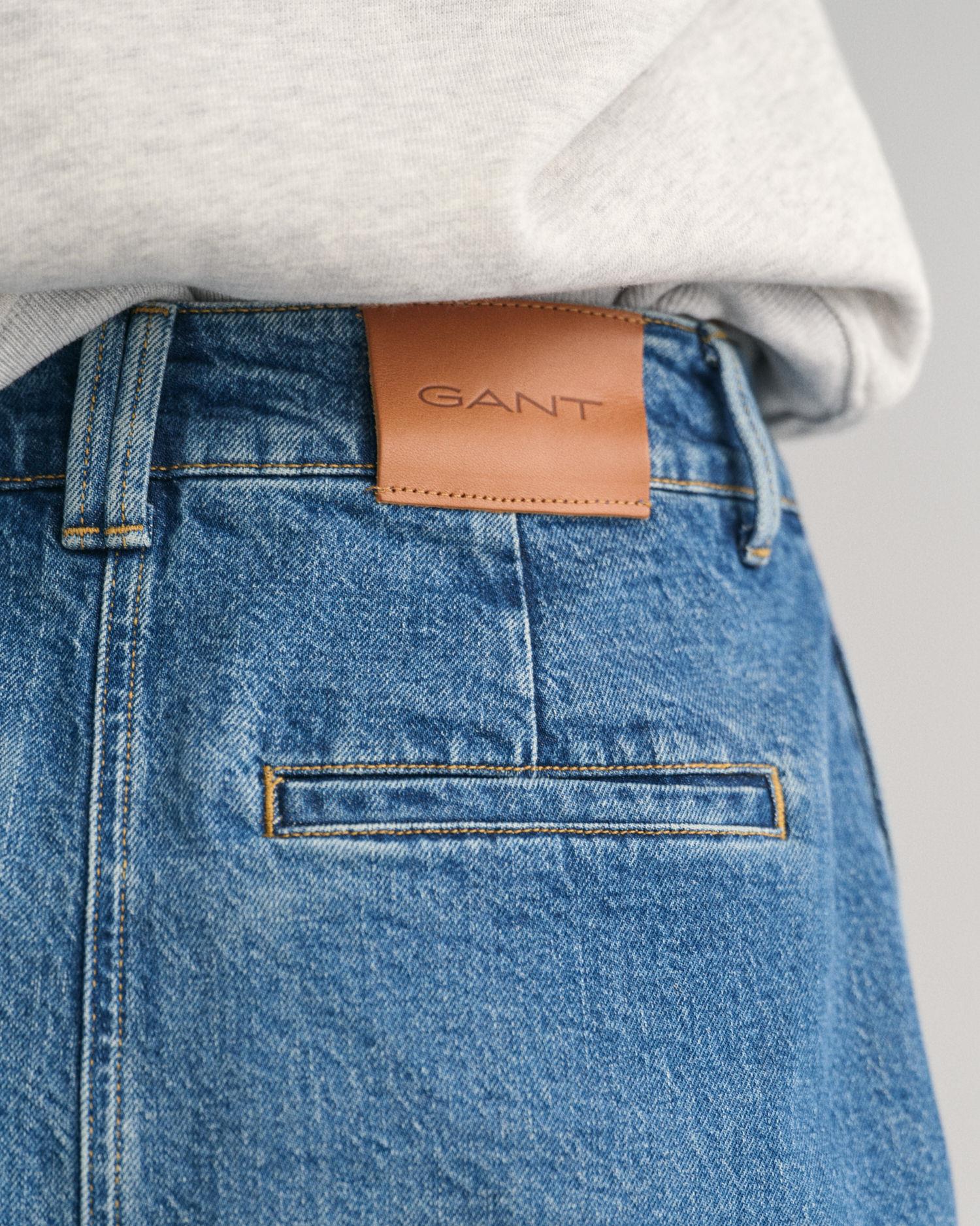 DENIM SLIT SKIRT