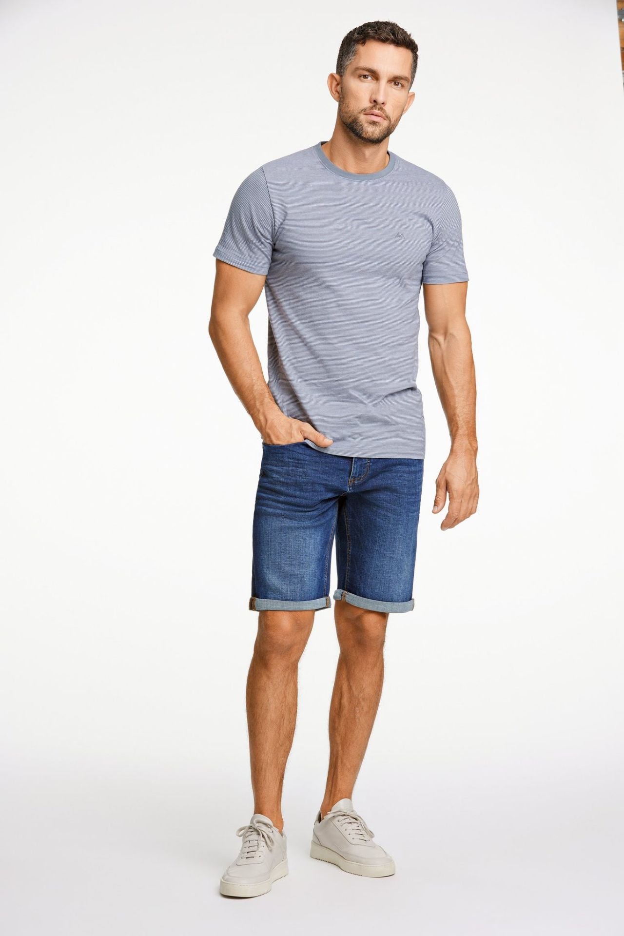 Superflex denim shorts