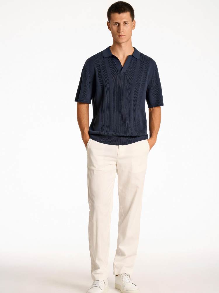 Knitted S/S polo