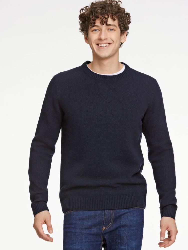 Lambswool o-neck knit