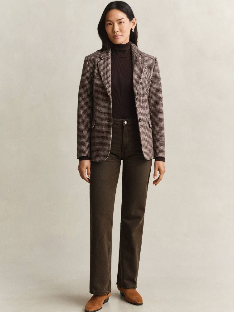 Slim Ribbed Ls Turtleneck