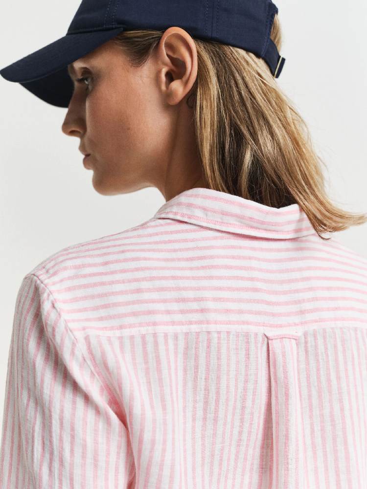 REG LINEN STRIPED SHIRT