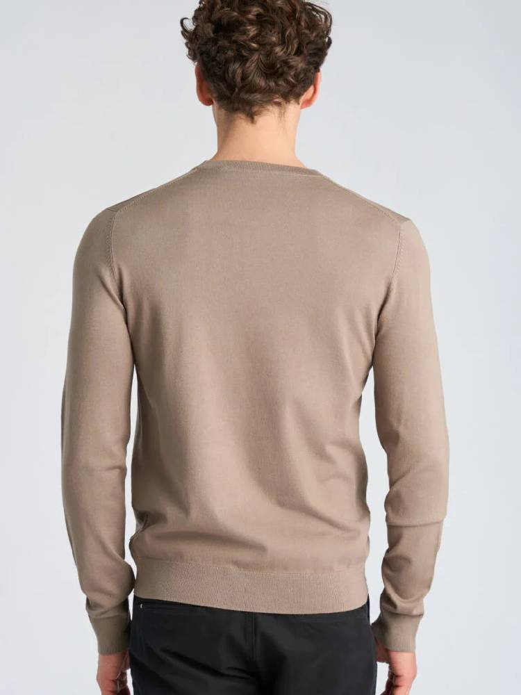 Soft Viscose Blend O-Neck Knit