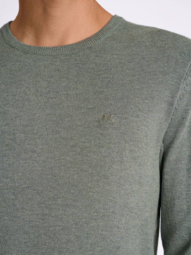 Ecovero L/S o-neck knit