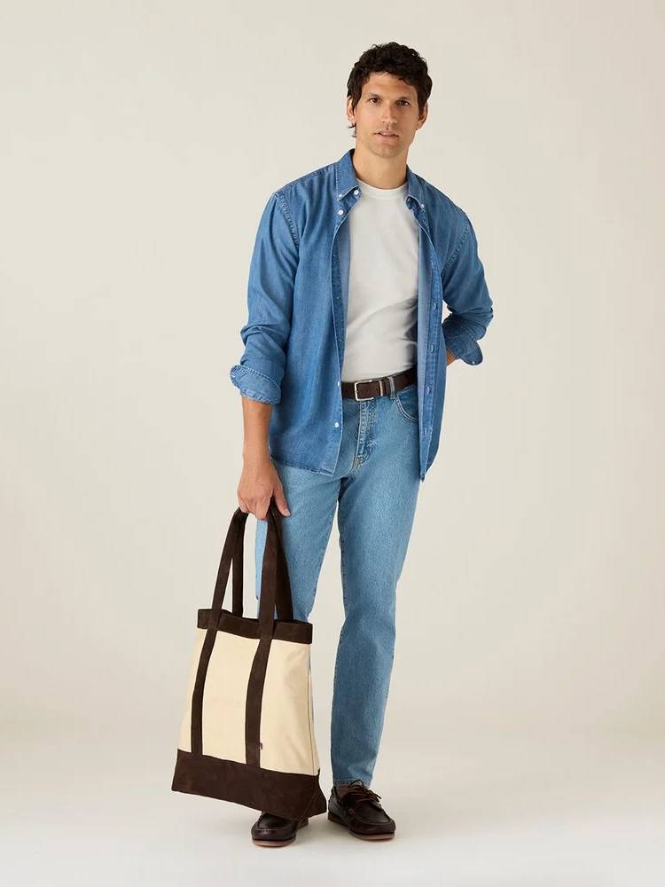 Loose Indigo B.D Shirt