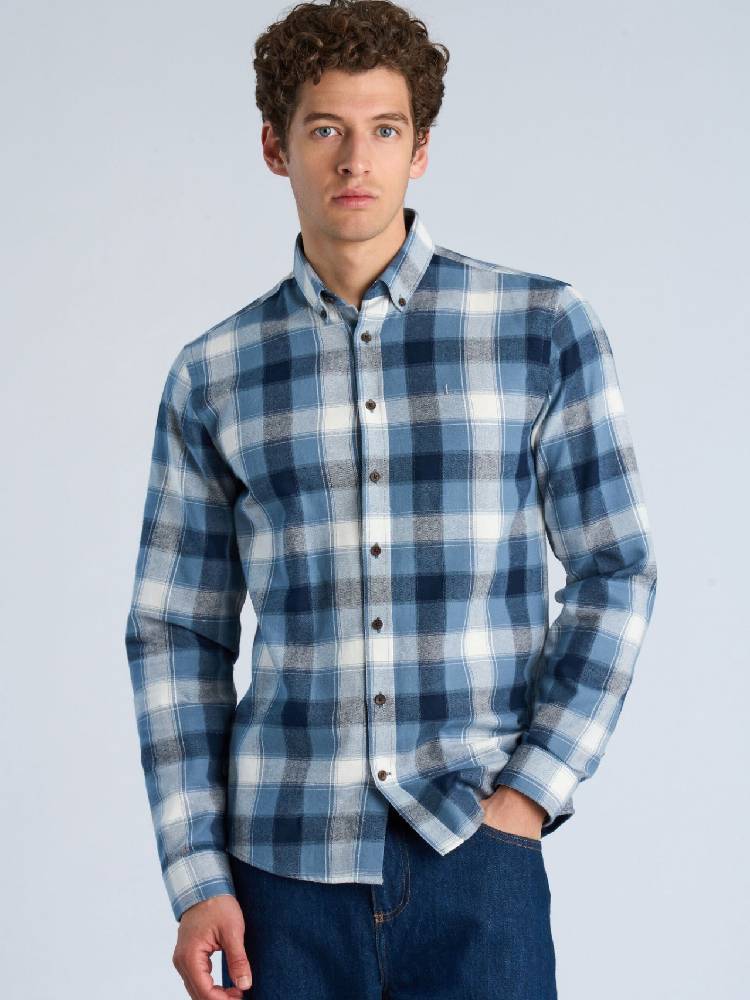 Checked Brushed Shirt L/s