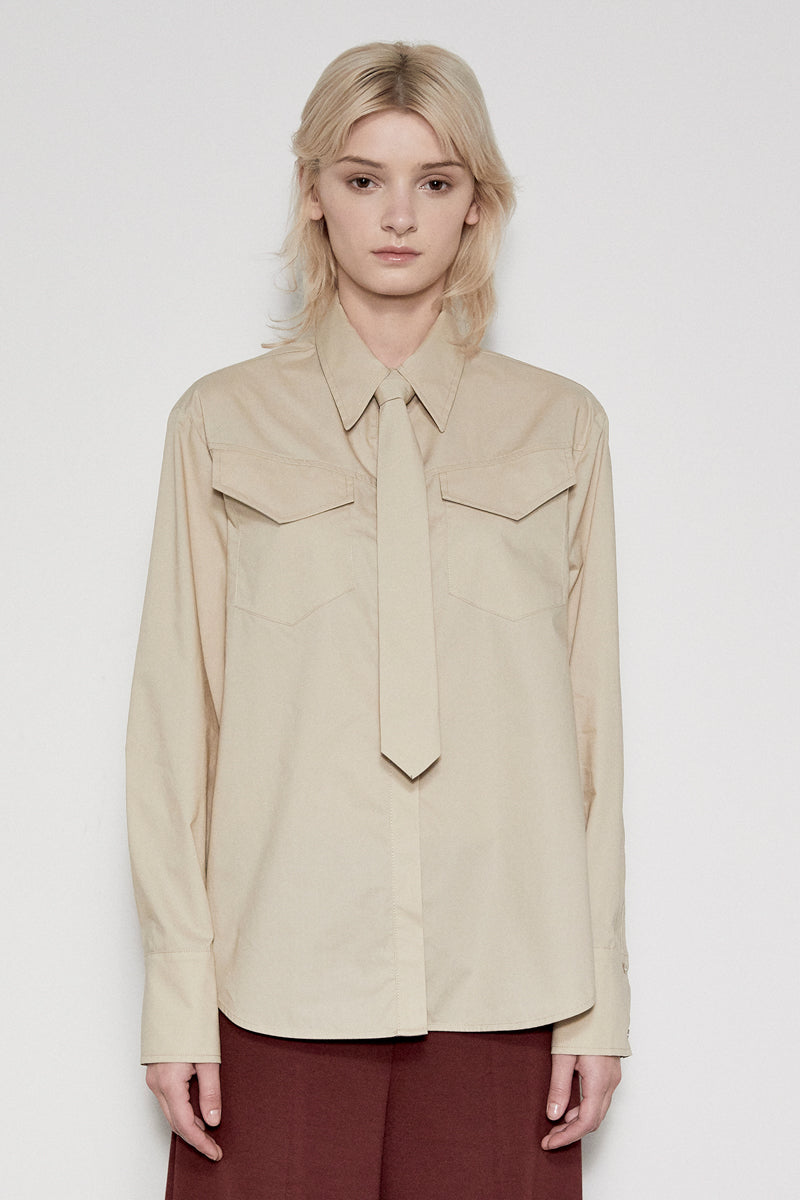SHIRT WITH NECKTIE