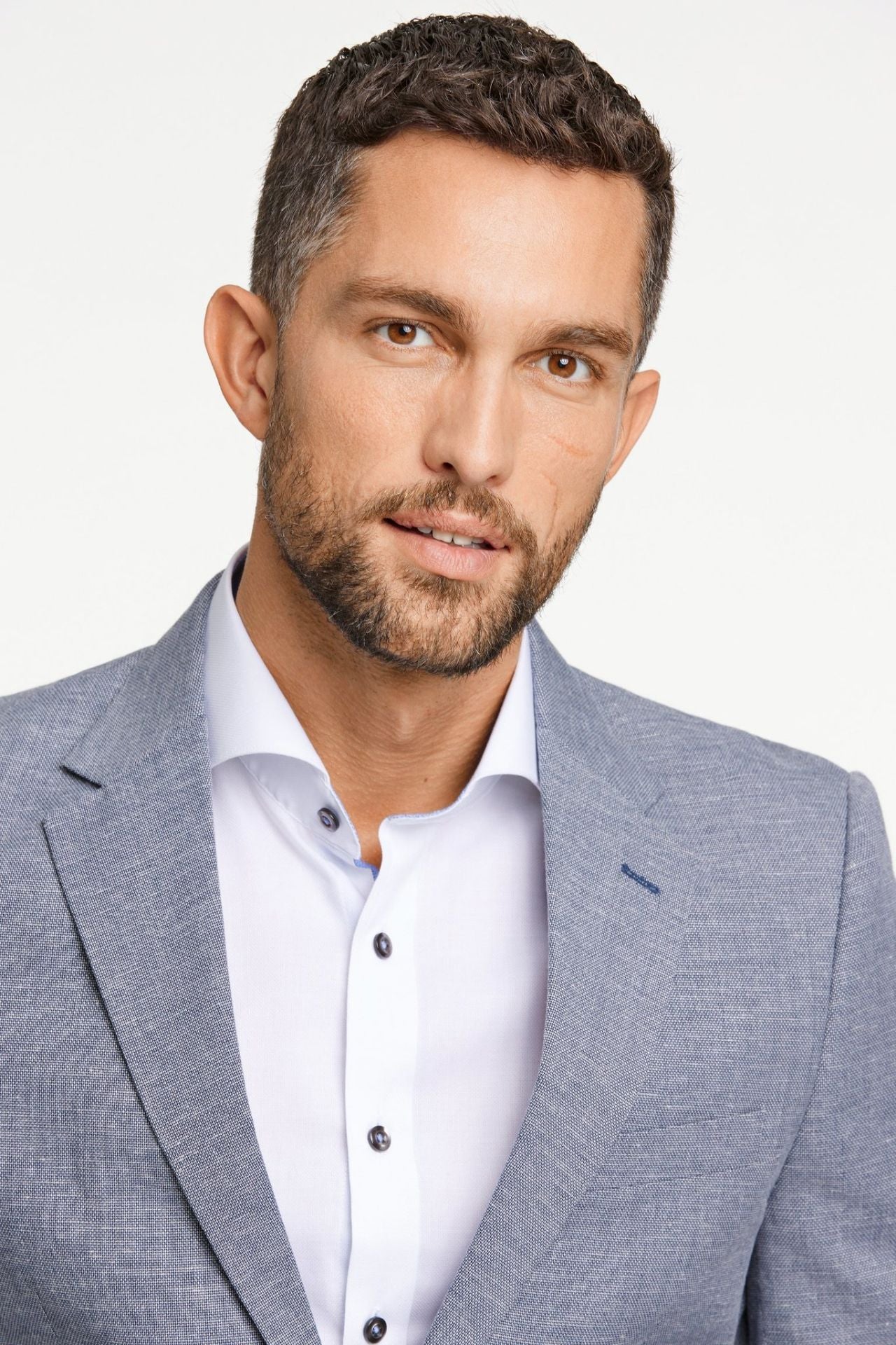 Linen mix blazer