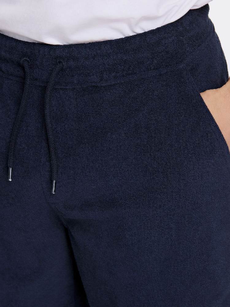 Towel shorts w. elastic waist