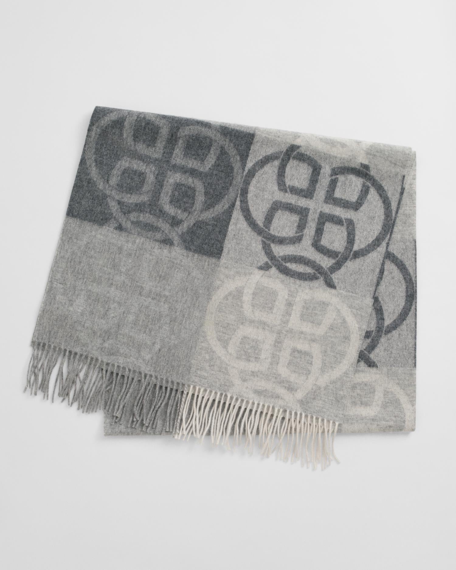 MONOGRAM WOOL SCARF