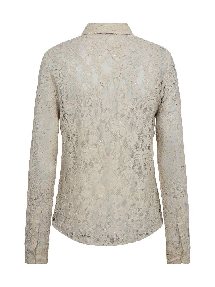 Mmkether Lace Sequin Shirt