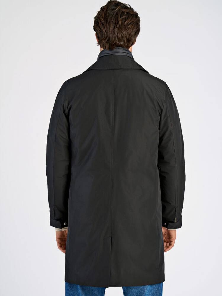 Mac coat w. detachable collar