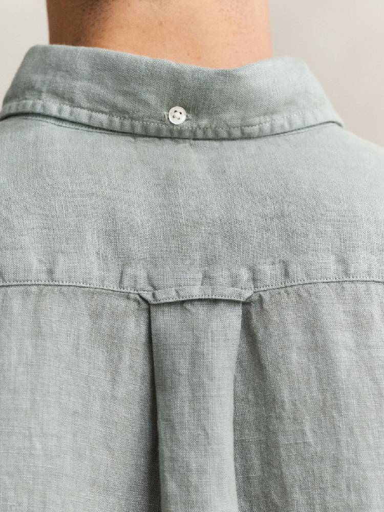 Reg Gmnt Dyed Linen Shirt