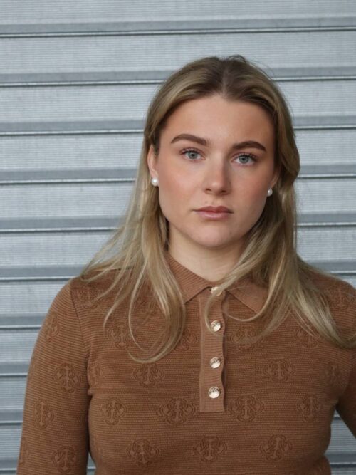 MONOGRAM KNIT POLO