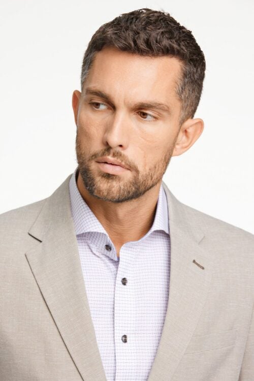 Linen mix blazer