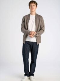 Zip through cardigan