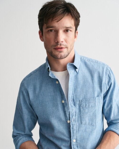 REG INDIGO CHAMBRAY SHIRT