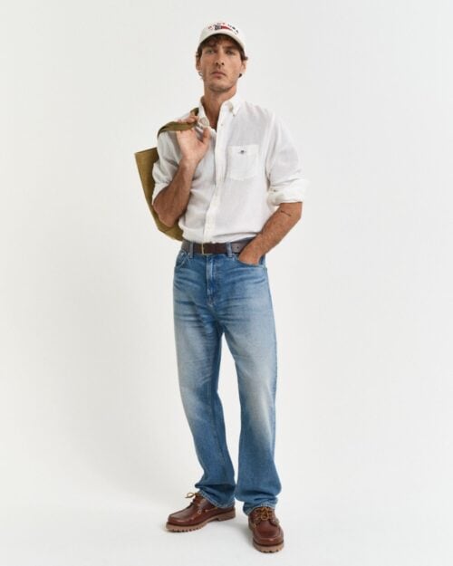 REG COTTON LINEN SHIRT