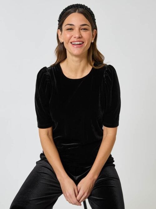 Juliet kortermet topp