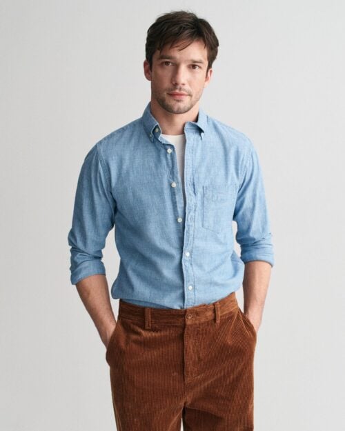 REG INDIGO CHAMBRAY SHIRT