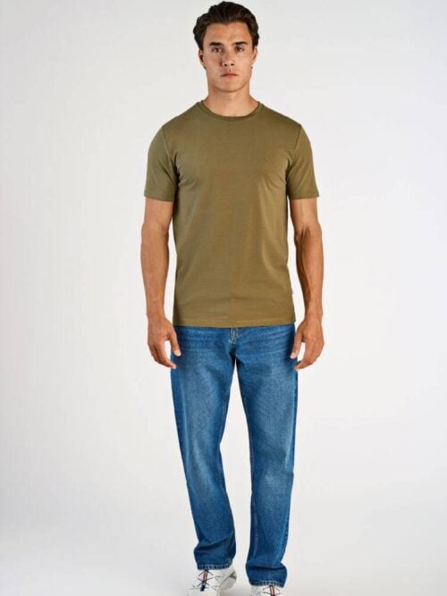 Mens stretch crew neck tee S/S