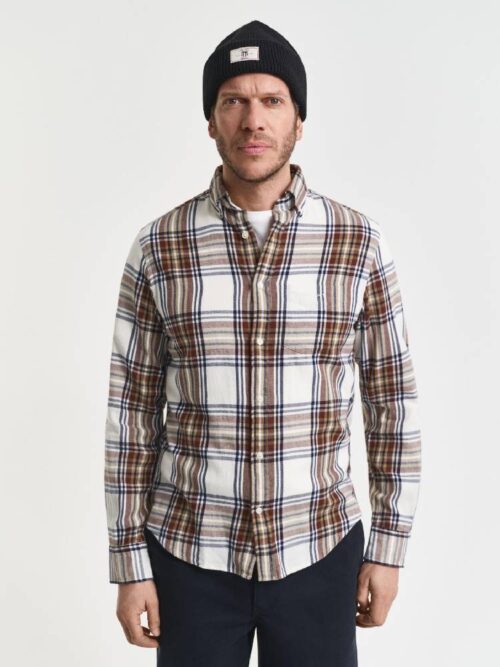 REG WINDBLOWN FLANNEL CHECK SHIRT