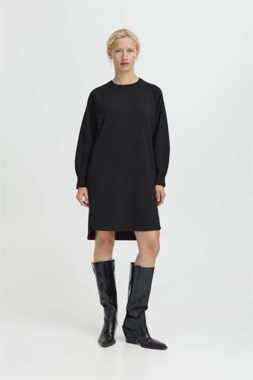 Bypusti Ls Pleat Dress