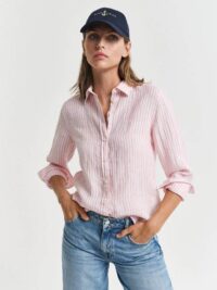 REG LINEN STRIPED SHIRT