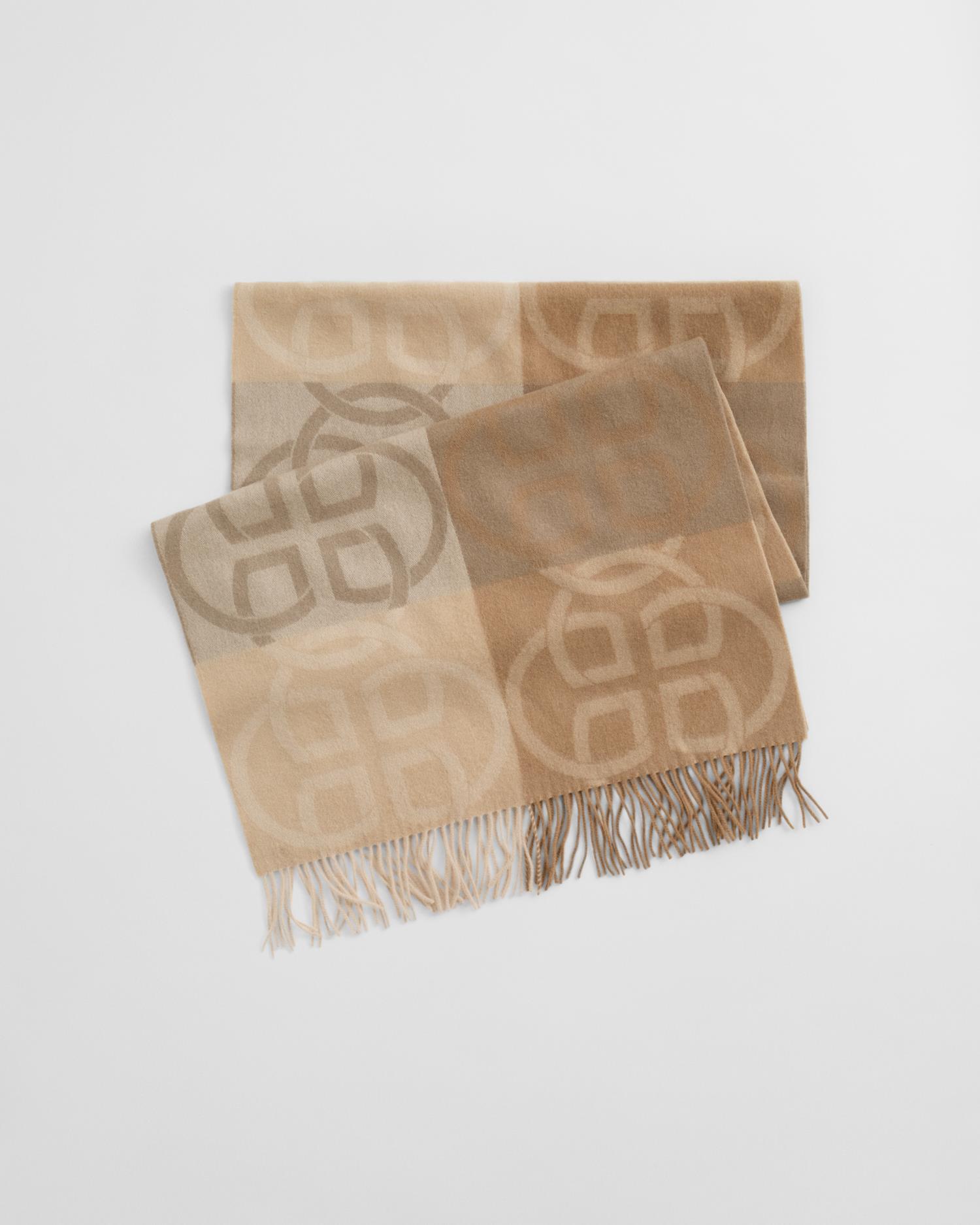MONOGRAM WOOL SCARF