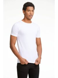 Mens stretch crew neck tee S/S