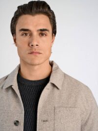 Cropped length overshirtjacket