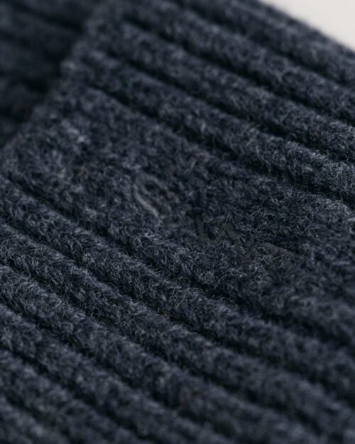 WOOL RIBBED BEANIE