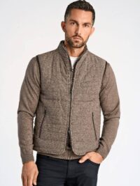 Light padded zip through vest