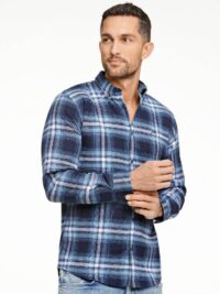 Brushed checked shirt L/S