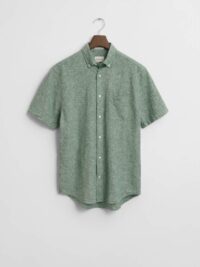 REG COTTON LINEN SS SHIRT