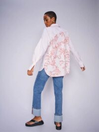 MMElinda Leafy Stripe Shirt