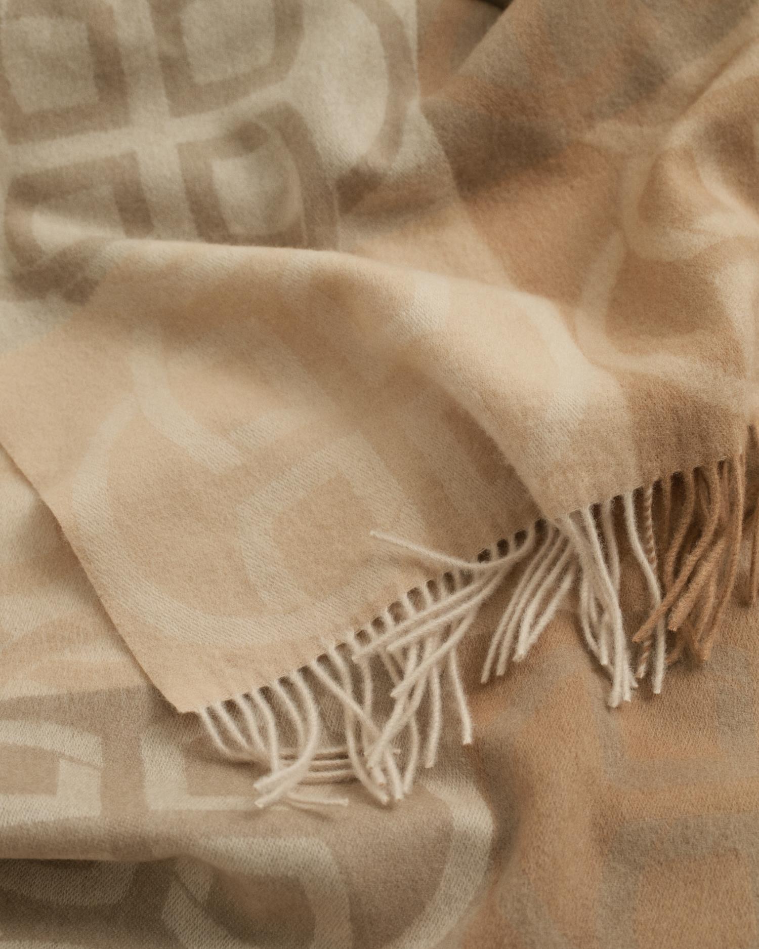 MONOGRAM WOOL SCARF