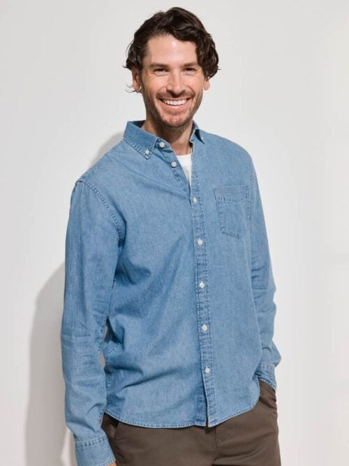 Chambray skjorte