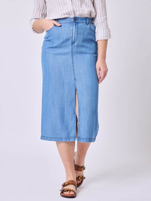 Martine midi skjørt