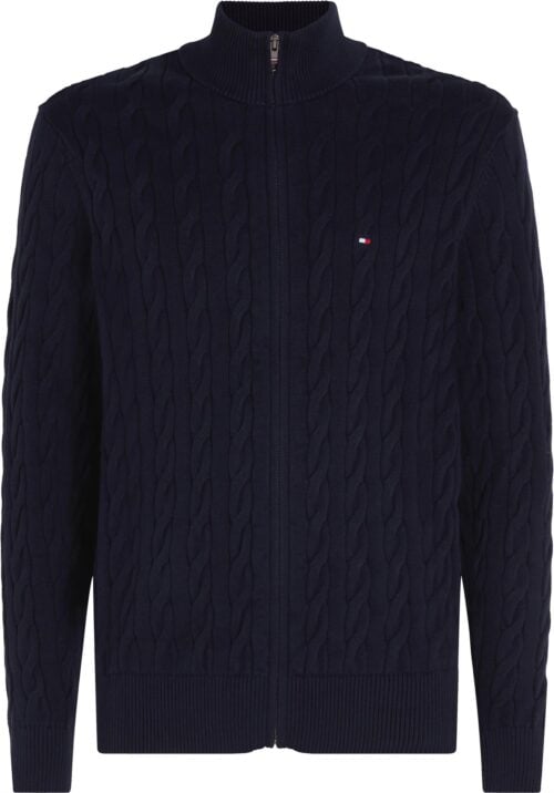 Classic Cotton Cable Zip Through