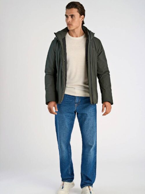 Short parka jacket