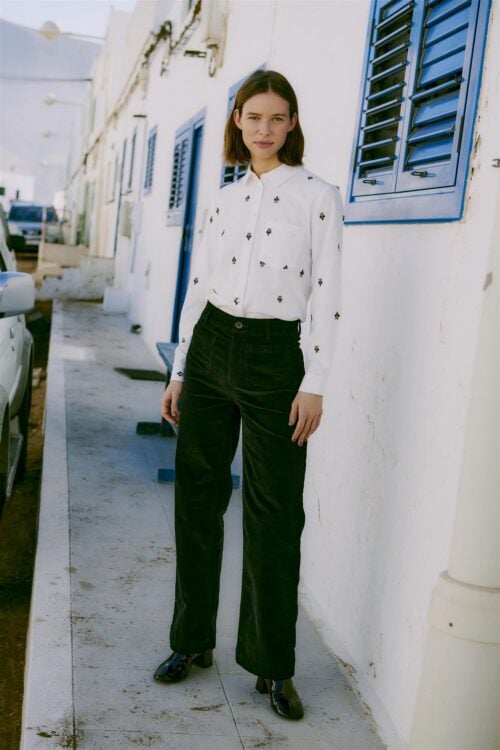 Byhilou Emb Shirt