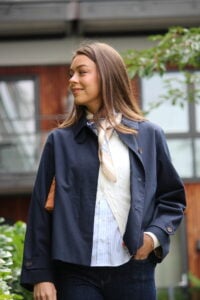 SHORT COTTON CAR COAT