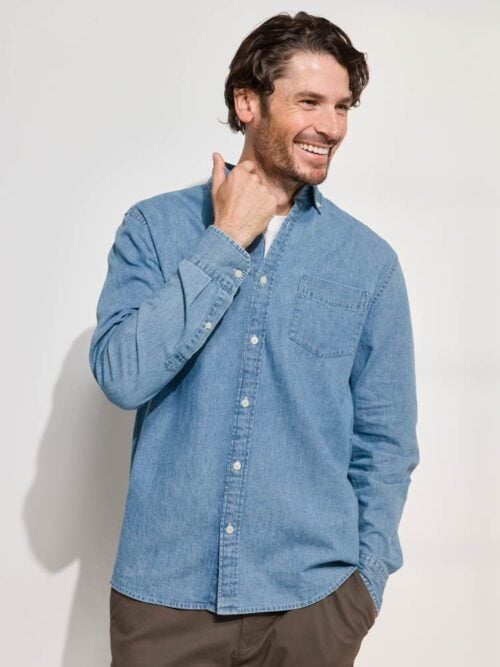 Chambray skjorte