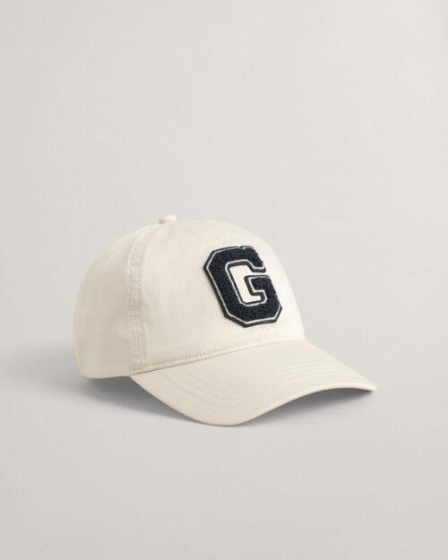 G BADGE SATIN CAP