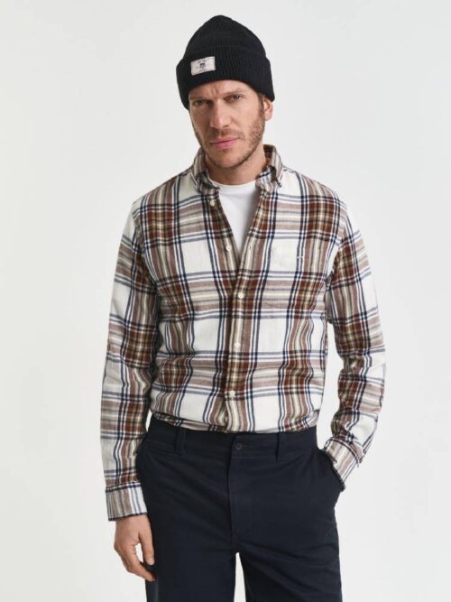 REG WINDBLOWN FLANNEL CHECK SHIRT