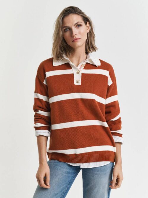 Striped Knit Rugger