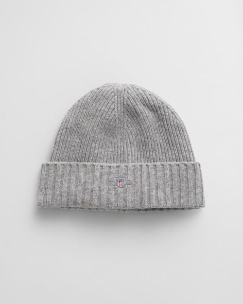 UNISEX. SHIELD WOOL BEANIE