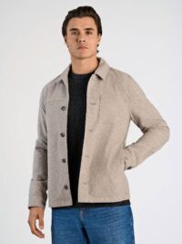 Cropped length overshirtjacket