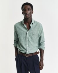 REG COTTON LINEN SHIRT